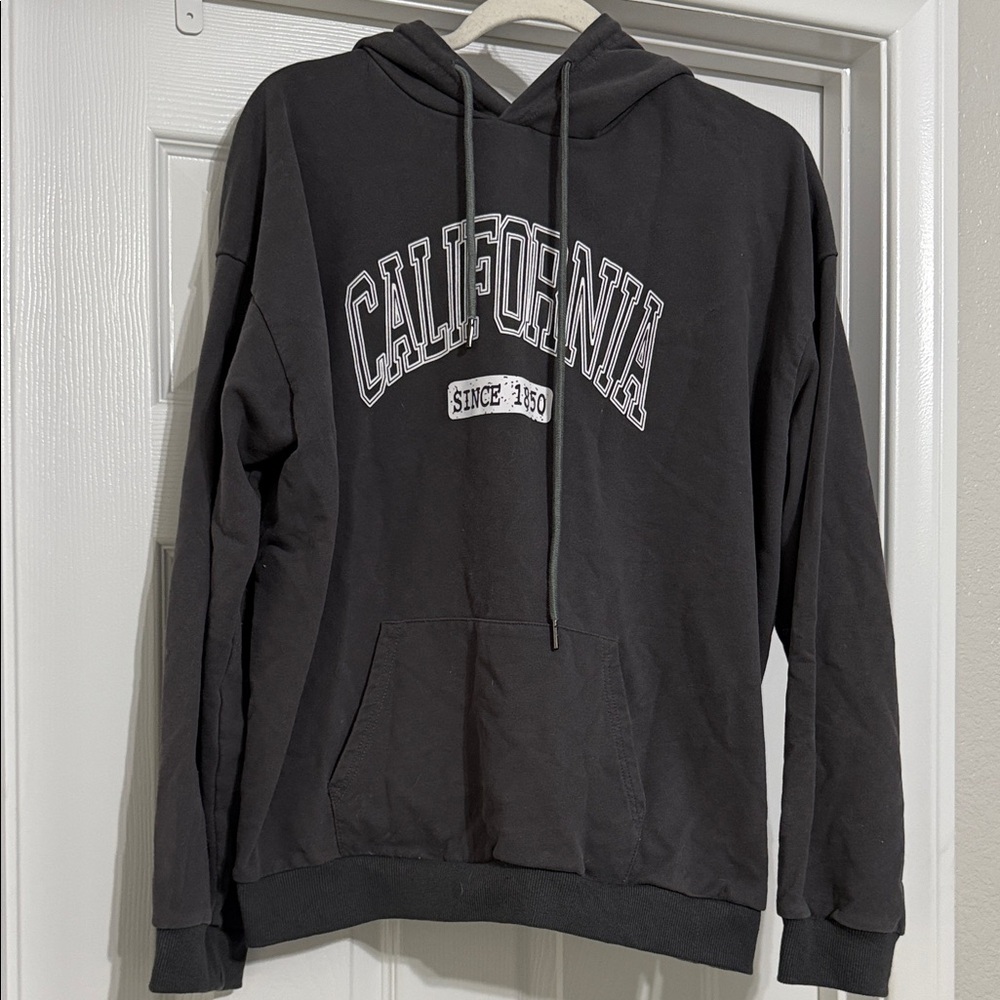 Amazon Charcoal California Graphic Hoodie